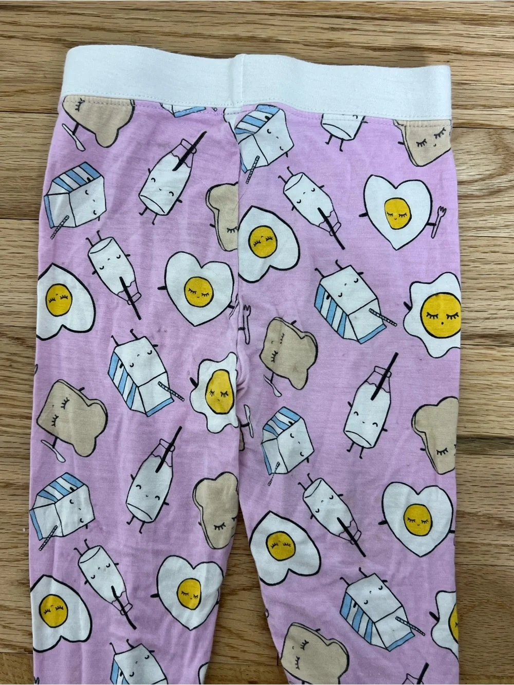 Little Sleepies Lavender Egg Face Pajama Set size 2T